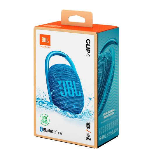 JBL Clip 4 Eco - Blue - Ultra-portable Waterproof Speaker - Detailshot 15 image number null